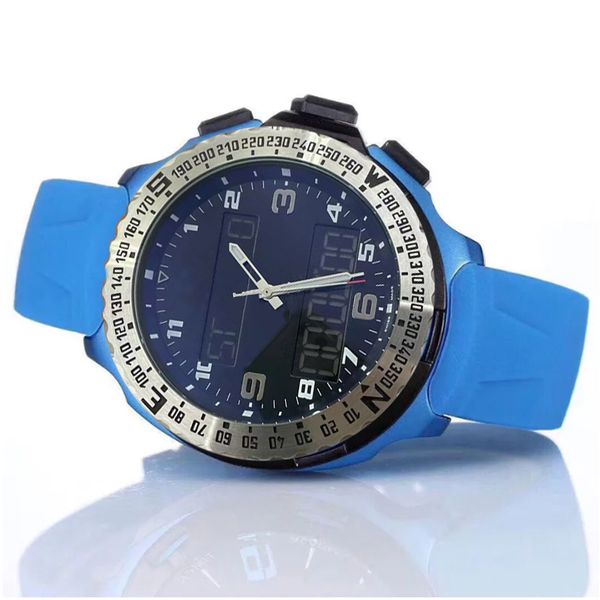 fashion mens designer watches 1884 dual time zone watch electronic pointer display yellow orange rubber strap wristwatches rubber strap male, Slivery;brown
fashion mens designer watches 1884 dual time zone watch electronic pointer display yellow orange rubber strap wristwatches rubber strap male, Slivery;brown