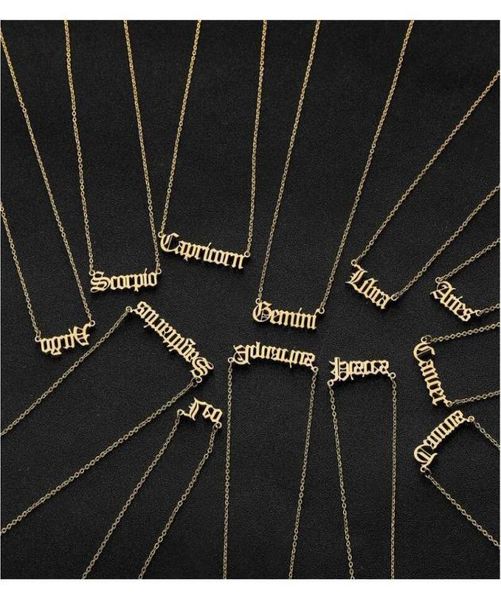 stainless s personalized constellation letter custom zodiac steel old english necklace birthday jewelryjjtg5534189, Silver
stainless s personalized constellation letter custom zodiac steel old english necklace birthday jewelryjjtg5534189, Silver