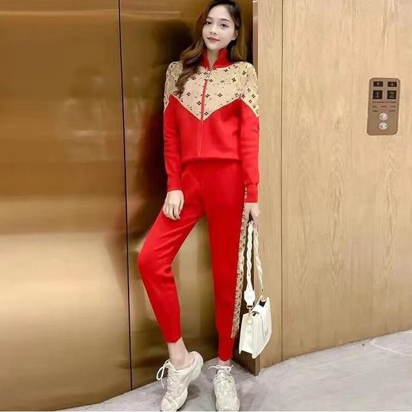 womens tracksuits designer sweater suit luxury cotton fashion casual sports sweater letter printing same style for lovers two piece knitting, Gray
womens tracksuits designer sweater suit luxury cotton fashion casual sports sweater letter printing same style for lovers two piece knitting, Gray