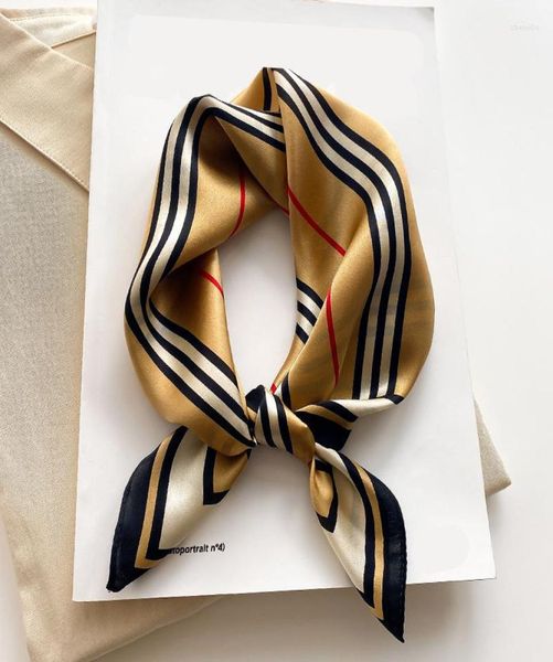 scarves 2022 classice silk square scarf women print stripe hair band wrist foulard england style neckerchief bandana echarpe7883224, Blue;gray
scarves 2022 classice silk square scarf women print stripe hair band wrist foulard england style neckerchief bandana echarpe7883224, Blue;gray