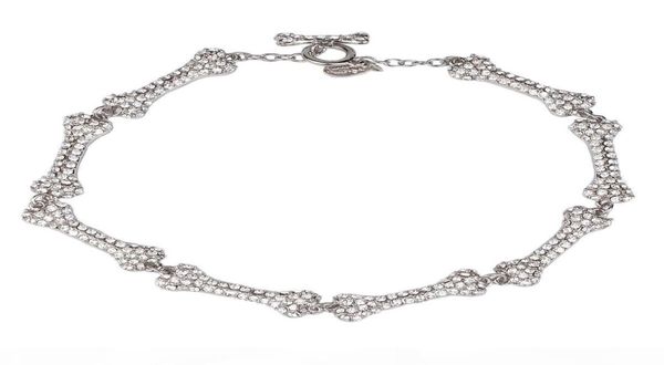 eightsection bone necklace full of diamonds flashing diamonds fivesection bone saturn necklace european and american punk6456952, Silver
eightsection bone necklace full of diamonds flashing diamonds fivesection bone saturn necklace european and american punk6456952, Silver