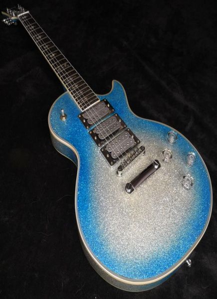 custom ace frehley signature big sparkle metallic blue burst silver electric guitar lightning bolt inlay 3 pickups mirror back c4617456
custom ace frehley signature big sparkle metallic blue burst silver electric guitar lightning bolt inlay 3 pickups mirror back c4617456