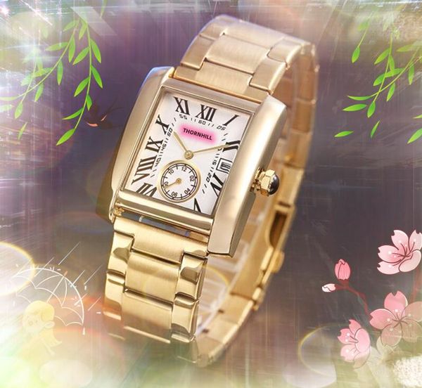 couple lovers roman number square tank dial watch women men popular business auto date cool quartz movement fine stainless steel genuine lea, Slivery;brown
couple lovers roman number square tank dial watch women men popular business auto date cool quartz movement fine stainless steel genuine lea, Slivery;brown