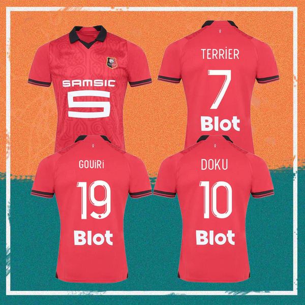 23/24 stade rennais fc home soccer jerseys 2023 terrier kalimuendo daku maillots de foot shirt bourigeaud toko ekambi gouiri football unifor, Black;yellow
23/24 stade rennais fc home soccer jerseys 2023 terrier kalimuendo daku maillots de foot shirt bourigeaud toko ekambi gouiri football unifor, Black;yellow