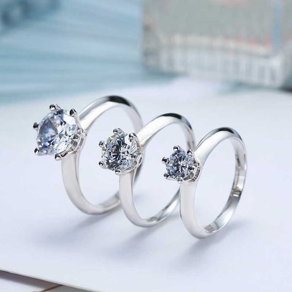 original new 925 silver plated 18k platinum ring for women's tiffay classic six claw mosan 3-claw with network celebrity same style
original new 925 silver plated 18k platinum ring for women's tiffay classic six claw mosan 3-claw with network celebrity same style