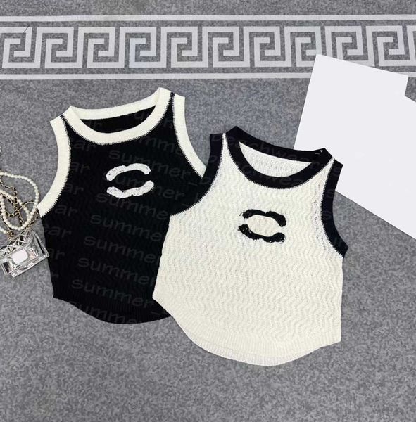 crew neck knits tee women knitted vest crop summer breathable vests t shirt2023, White
crew neck knits tee women knitted vest crop summer breathable vests t shirt2023, White