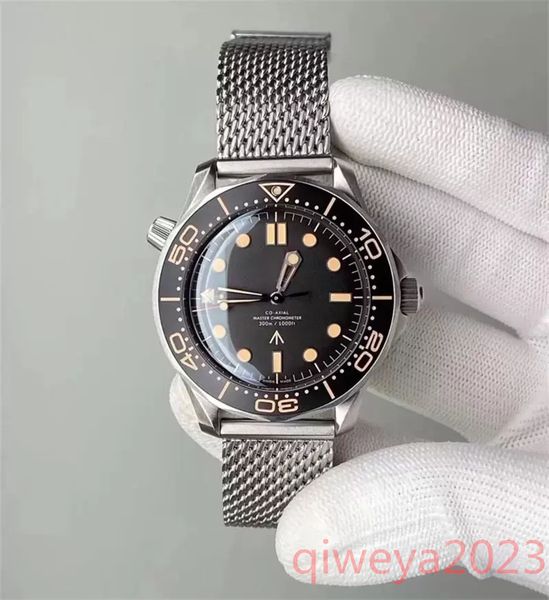 v3 ceramic bezel nttd 42mm no time to die men watches orologio sapphire mens automatic movement mechanical montre de luxe watch james bond 0, Slivery;brown
v3 ceramic bezel nttd 42mm no time to die men watches orologio sapphire mens automatic movement mechanical montre de luxe watch james bond 0, Slivery;brown