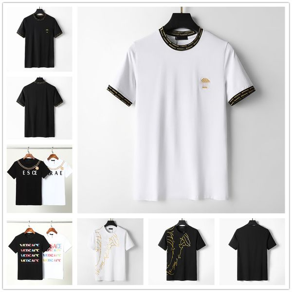 men's t-shirt designer black and white multiple styles color lettering casual summer 100% cotton breathable anti-wrinkle men's and, White;black
men's t-shirt designer black and white multiple styles color lettering casual summer 100% cotton breathable anti-wrinkle men's and, White;black