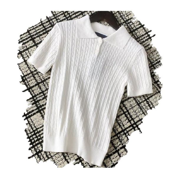 designers womens sweater t shirts knits short sleeve sweater luxurys summer t shirts embroidery polo design pullover round neck women shirts, White;black
designers womens sweater t shirts knits short sleeve sweater luxurys summer t shirts embroidery polo design pullover round neck women shirts, White;black