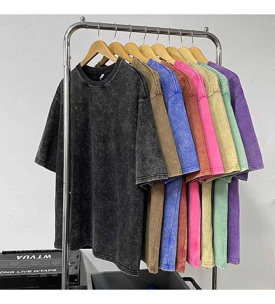 large men's and women's same style washed old cotton short sleeve t-shirt solid base shirt, White;black
large men's and women's same style washed old cotton short sleeve t-shirt solid base shirt, White;black