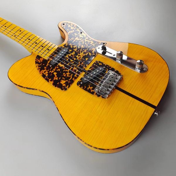 white hohner hs anderson madcat mad cat tete flame maple yellow electric guitar leopard pickguard, red turtle binding, kluson tuners
white hohner hs anderson madcat mad cat tete flame maple yellow electric guitar leopard pickguard, red turtle binding, kluson tuners