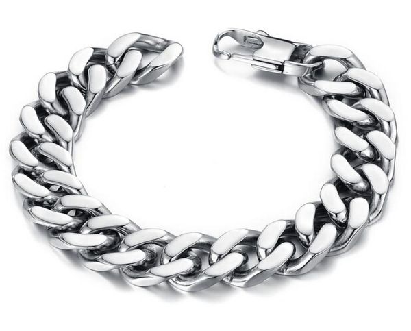 101214mm curb cuban stainless steel bracelet mens chain clasp link bracelets silver tone jewelry gift promotion1722368, Black
101214mm curb cuban stainless steel bracelet mens chain clasp link bracelets silver tone jewelry gift promotion1722368, Black