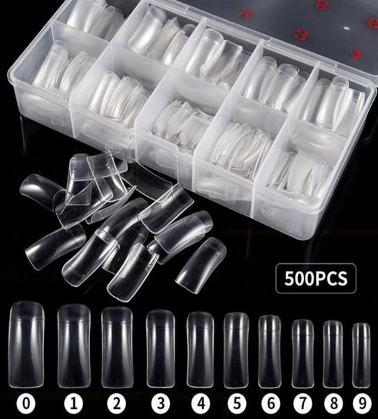 500pcsbox natural clear false acrylic nail tips fullhalf cover tips french sharp coffin ballerina fake nails uv gel manicure too5864666, Red;gold
500pcsbox natural clear false acrylic nail tips fullhalf cover tips french sharp coffin ballerina fake nails uv gel manicure too5864666, Red;gold