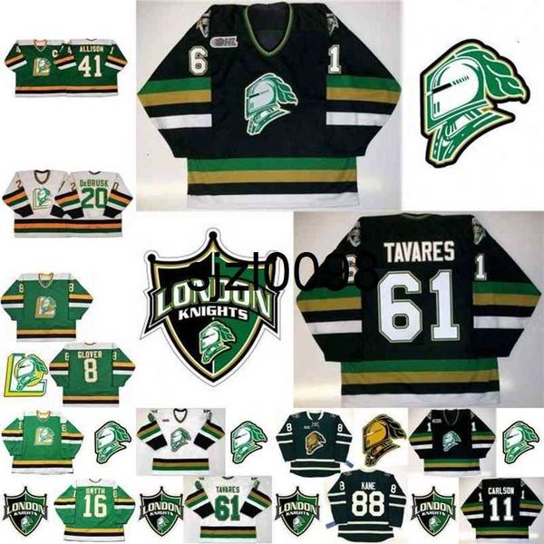 sj98 london knights 16 brad smyth 20 louie debrusk 8 jason glover 41 jason allison john carlson 88 patrick kane 61 john tavares hockey jerse, Black
sj98 london knights 16 brad smyth 20 louie debrusk 8 jason glover 41 jason allison john carlson 88 patrick kane 61 john tavares hockey jerse, Black
