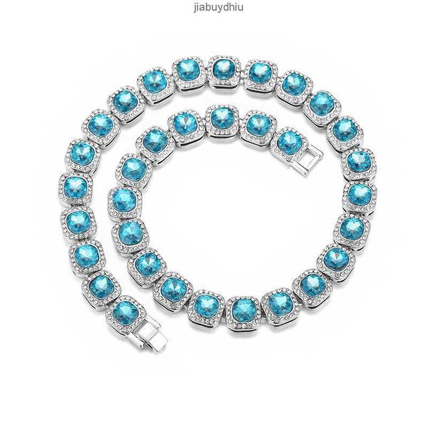 colorful diamonds square crystal 13mm cuban chain hip hop iced out rhinestone glass necklace, Silver
colorful diamonds square crystal 13mm cuban chain hip hop iced out rhinestone glass necklace, Silver
