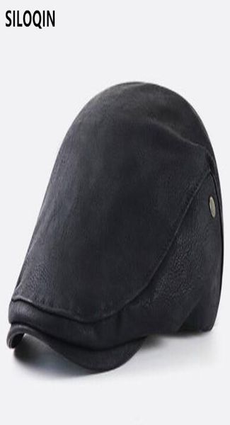 berets siloqin snapback cap men039s washable pu imitation leather retro literary casual allmatch male bone hat2284111, Blue;gray
berets siloqin snapback cap men039s washable pu imitation leather retro literary casual allmatch male bone hat2284111, Blue;gray