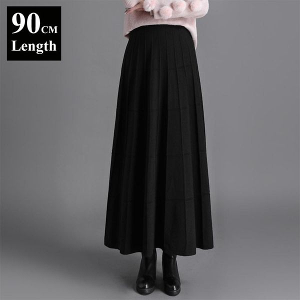dresses elastic high waist knitted maxi long skirt for tall ladies women skirt autumn winter girls womens wild elegant skirts new, Black;gray
dresses elastic high waist knitted maxi long skirt for tall ladies women skirt autumn winter girls womens wild elegant skirts new, Black;gray