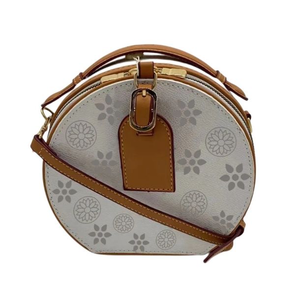 classic round handbags flower designers shoulder purse women circular crossbody bag genuine leather strap handle luxury lady gift cosmetic w
classic round handbags flower designers shoulder purse women circular crossbody bag genuine leather strap handle luxury lady gift cosmetic w