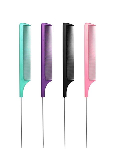 professional hair tail comb salon heat resistant pin rat antistatic separate parting dyeing combs styling tools7746314, Silver
professional hair tail comb salon heat resistant pin rat antistatic separate parting dyeing combs styling tools7746314, Silver