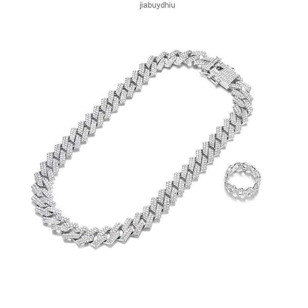 hip hop 15mm silver gold heavy miami prong full iced out paved rhinestones cuban chain with ring 2pcs one set
hip hop 15mm silver gold heavy miami prong full iced out paved rhinestones cuban chain with ring 2pcs one set