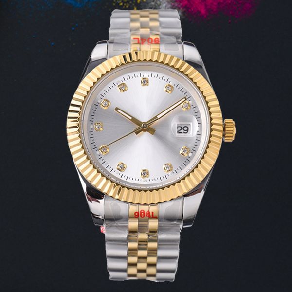 8215 movement 36mm 41mm men's watch date just watch reloj 28mm 31mm women's watch automatic designer womens orologio di lusso clas, Slivery;brown
8215 movement 36mm 41mm men's watch date just watch reloj 28mm 31mm women's watch automatic designer womens orologio di lusso clas, Slivery;brown