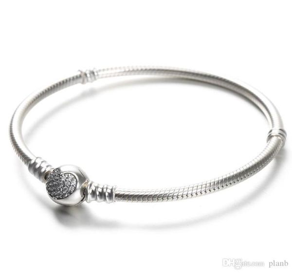 100 925 sterling silver womens bracelets white cz micro paved heart bracelet with box for pandora beads european charms2060621, Golden;silver
100 925 sterling silver womens bracelets white cz micro paved heart bracelet with box for pandora beads european charms2060621, Golden;silver