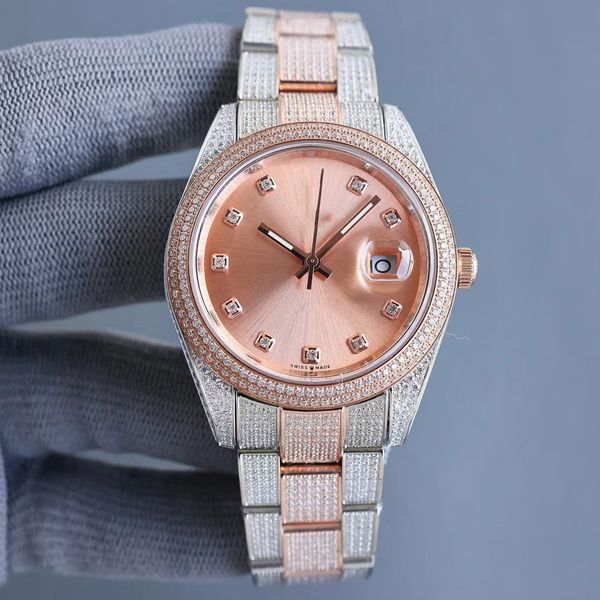 diamond watch men watches fine steel strap sapphire glass lens waterproof and sweatproof cz diamond with box and paper 41mm d11, Slivery;brown
diamond watch men watches fine steel strap sapphire glass lens waterproof and sweatproof cz diamond with box and paper 41mm d11, Slivery;brown