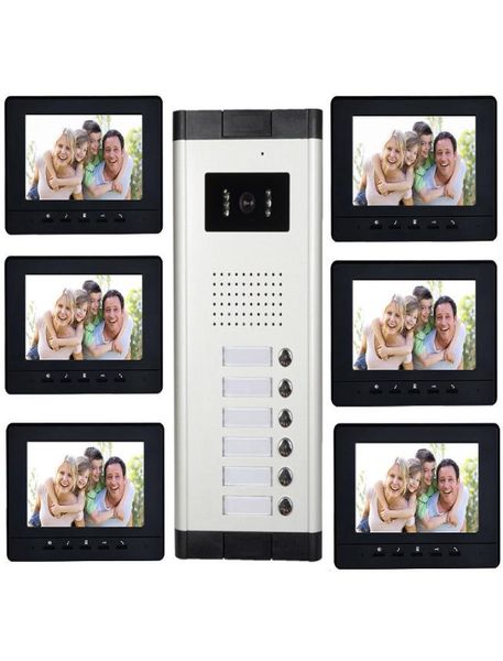 7quot monitor 6 units apartment intercom system video door phone for 6 household4563782
7quot monitor 6 units apartment intercom system video door phone for 6 household4563782