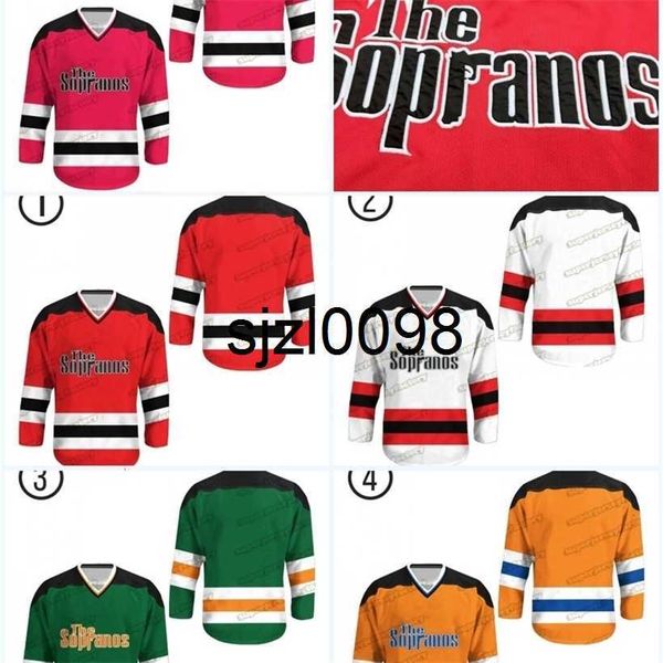 sj98 exclusive merchandise the sopranos hockey jerseys 100% stitched red white green yellow s-3xl fast shipping, Black
sj98 exclusive merchandise the sopranos hockey jerseys 100% stitched red white green yellow s-3xl fast shipping, Black