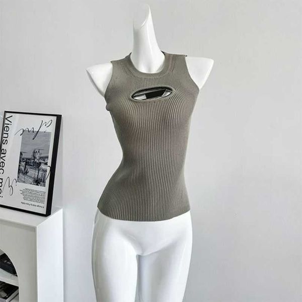 cropped knit tank designer diesel t-shirt hollow out tee womens knits women sleeveless yoga summer tees vests 38xr4, White
cropped knit tank designer diesel t-shirt hollow out tee womens knits women sleeveless yoga summer tees vests 38xr4, White