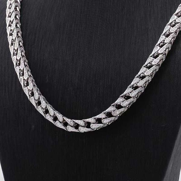 hip hop men's 12mm cuban link chain necklace hip hop iced out crystal cuban link chain necklace for gift, Silver
hip hop men's 12mm cuban link chain necklace hip hop iced out crystal cuban link chain necklace for gift, Silver