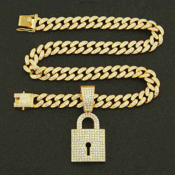 european selling fashion jewelry hip hop bling rhinestone iced out cuban chain key lock pendant necklace, Silver
european selling fashion jewelry hip hop bling rhinestone iced out cuban chain key lock pendant necklace, Silver