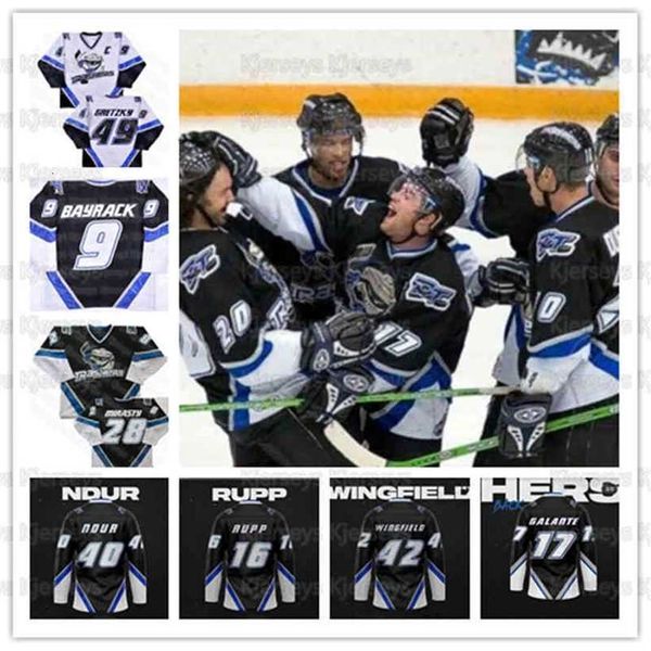 c2604 custom danbury trashers 2004-05 jersey mike bayrack brent gretzky galante brad wingfield jon mirasty scott stirling bren dan mccartin, Black
c2604 custom danbury trashers 2004-05 jersey mike bayrack brent gretzky galante brad wingfield jon mirasty scott stirling bren dan mccartin, Black