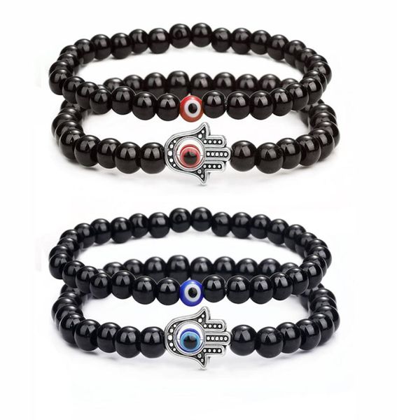 2pcs handmade elastic 6mm black agate kabbalah strands bracelet natural stone 8mm 10mm evil blue eye hamsa fatima hand charm coupl1452133
2pcs handmade elastic 6mm black agate kabbalah strands bracelet natural stone 8mm 10mm evil blue eye hamsa fatima hand charm coupl1452133