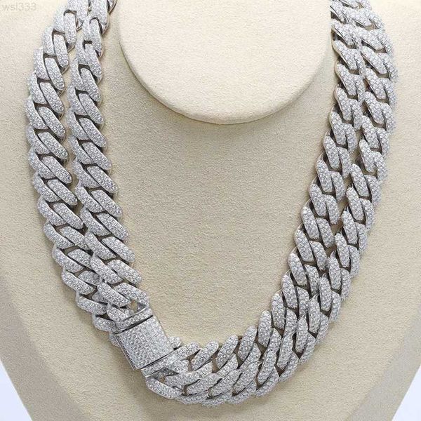 full iced out moissanite cuban chain sterling silver925 hip hop jewelry 14mm width 2 rows moissanite chain necklace, Silver
full iced out moissanite cuban chain sterling silver925 hip hop jewelry 14mm width 2 rows moissanite chain necklace, Silver