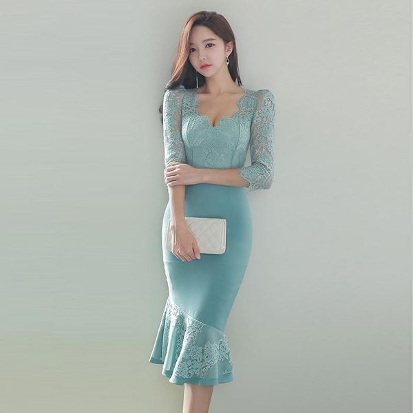 dresses new arrival comfortable solid formal dress temperamental lace perspective vintage elegant cute office long trumpet dress, Black;gray
dresses new arrival comfortable solid formal dress temperamental lace perspective vintage elegant cute office long trumpet dress, Black;gray