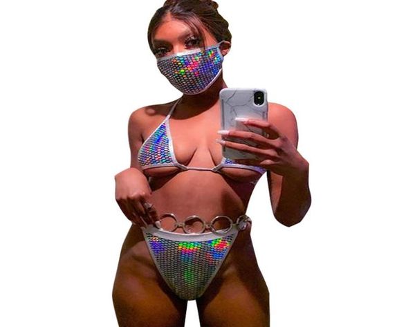 women bikinis set reflect light masks 3 piece swimsuit ladies halter push up bathing suits new swim suit bikinis 05058228857
women bikinis set reflect light masks 3 piece swimsuit ladies halter push up bathing suits new swim suit bikinis 05058228857