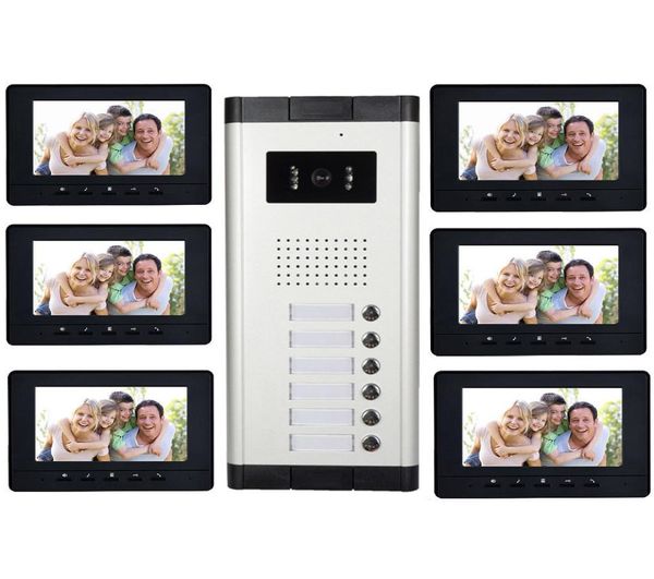 7quot monitor 6 units apartment intercom system video door phone for 6 household7927765
7quot monitor 6 units apartment intercom system video door phone for 6 household7927765