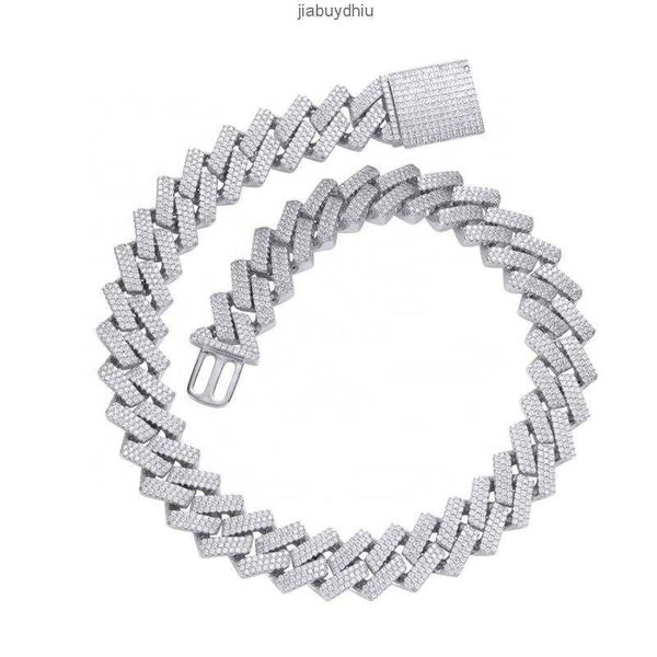 iced out white gold plating hip hop brass and full bling three row zircon 20mm rhombus chunky miami chain choker necklace, Silver
iced out white gold plating hip hop brass and full bling three row zircon 20mm rhombus chunky miami chain choker necklace, Silver