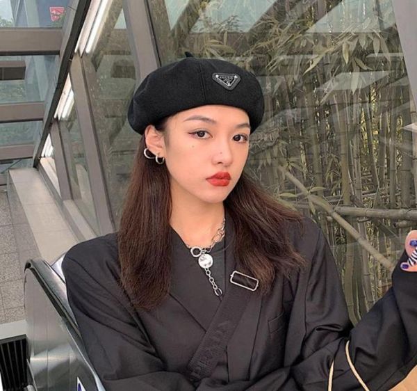berets women039s tide hat fashion autumn and winter korean retro painter triangle label woolen beret female6437807, Blue;gray
berets women039s tide hat fashion autumn and winter korean retro painter triangle label woolen beret female6437807, Blue;gray