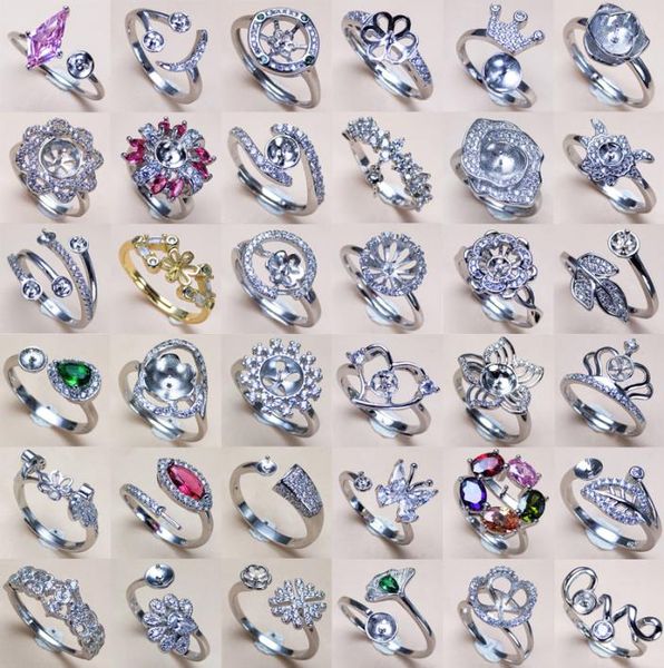 36 styles pearl rings settings s925 silver rings zircon ring for women girl ring fine jewelry adjustable valentine039s day gift2984529, Slivery;crystal
36 styles pearl rings settings s925 silver rings zircon ring for women girl ring fine jewelry adjustable valentine039s day gift2984529, Slivery;crystal