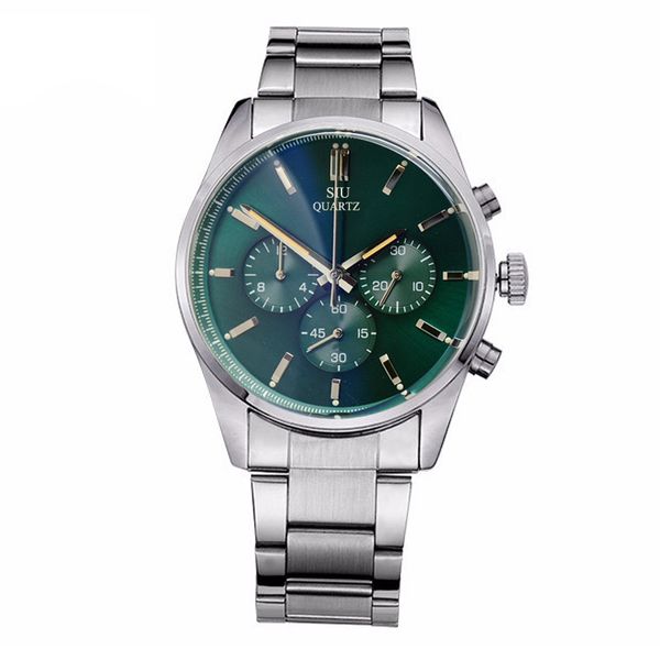 42mm green dial designer men watches japan vk quartz movement chrolograph sport clock man watch f1 casual wristwatches, Slivery;brown
42mm green dial designer men watches japan vk quartz movement chrolograph sport clock man watch f1 casual wristwatches, Slivery;brown