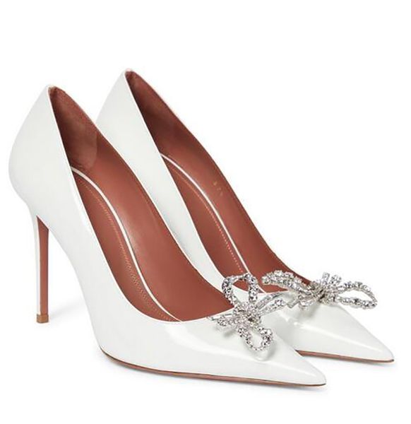 designers femmes rosie sandals shoes for women crystal bow embellished satin pointed toe lady wedding bridal dress high heels 35-41, Black
designers femmes rosie sandals shoes for women crystal bow embellished satin pointed toe lady wedding bridal dress high heels 35-41, Black