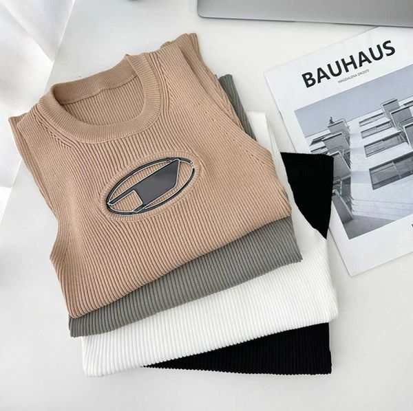 cropped knit tank designer diesel t-shirt hollow out tee womens knits women sleeveless yoga summer tees vests fashion2023, White
cropped knit tank designer diesel t-shirt hollow out tee womens knits women sleeveless yoga summer tees vests fashion2023, White