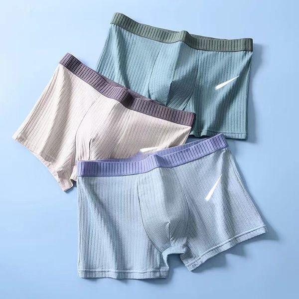 2023 nk men's underwear pure cotton thread simple boxer shorts cool and breathable boxer shorts in summerr solid color branded comforta, Black;white
2023 nk men's underwear pure cotton thread simple boxer shorts cool and breathable boxer shorts in summerr solid color branded comforta, Black;white