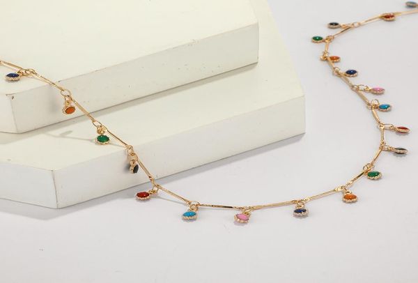 fashion colorful beads pendant necklaces for women chokers chains necklace anklets gold plated jewelry girlfriend gift9532860, Silver
fashion colorful beads pendant necklaces for women chokers chains necklace anklets gold plated jewelry girlfriend gift9532860, Silver