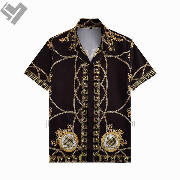 brand men's summer hawaii famous vintage shirts designer print short sleeve turn down collar button up casual blouse shirt tll, White;black
brand men's summer hawaii famous vintage shirts designer print short sleeve turn down collar button up casual blouse shirt tll, White;black