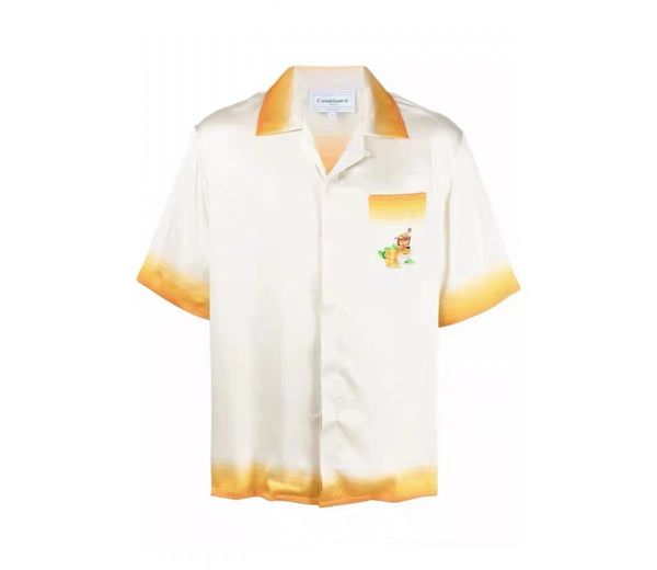 casablanca new mens shirts prairie green print loose british silk shirt short sleeve designer tees womens summer casablanc beach gq0g, White;black
casablanca new mens shirts prairie green print loose british silk shirt short sleeve designer tees womens summer casablanc beach gq0g, White;black