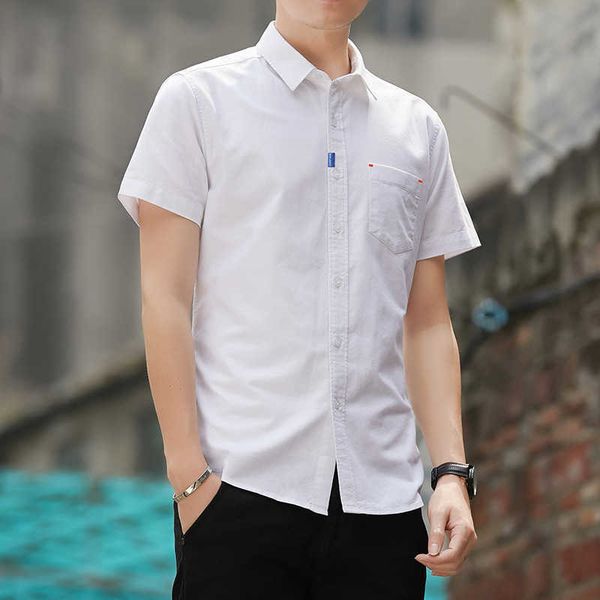 korean shortsleeved shirt new men's style casual shirt men's youth clothes oxford woven men's xqwe, White;black
korean shortsleeved shirt new men's style casual shirt men's youth clothes oxford woven men's xqwe, White;black