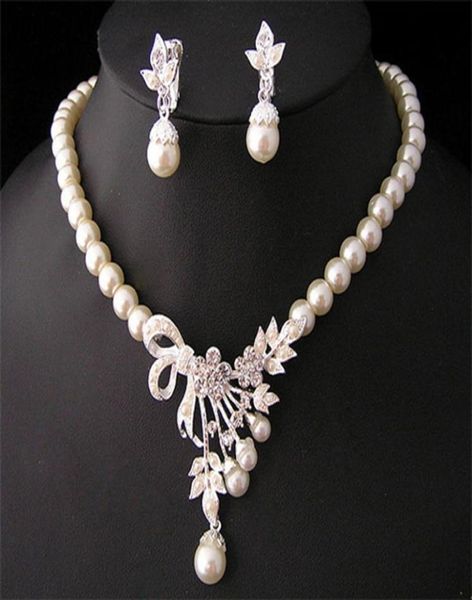 crystal pearl necklace earring wedding bridal jewelry sets necklace for wedding party bridal jewelry girlfriend gift4866747, White
crystal pearl necklace earring wedding bridal jewelry sets necklace for wedding party bridal jewelry girlfriend gift4866747, White